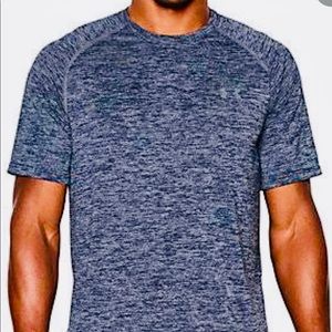 Under armor men’s blue lightweight heat gear shirt medium